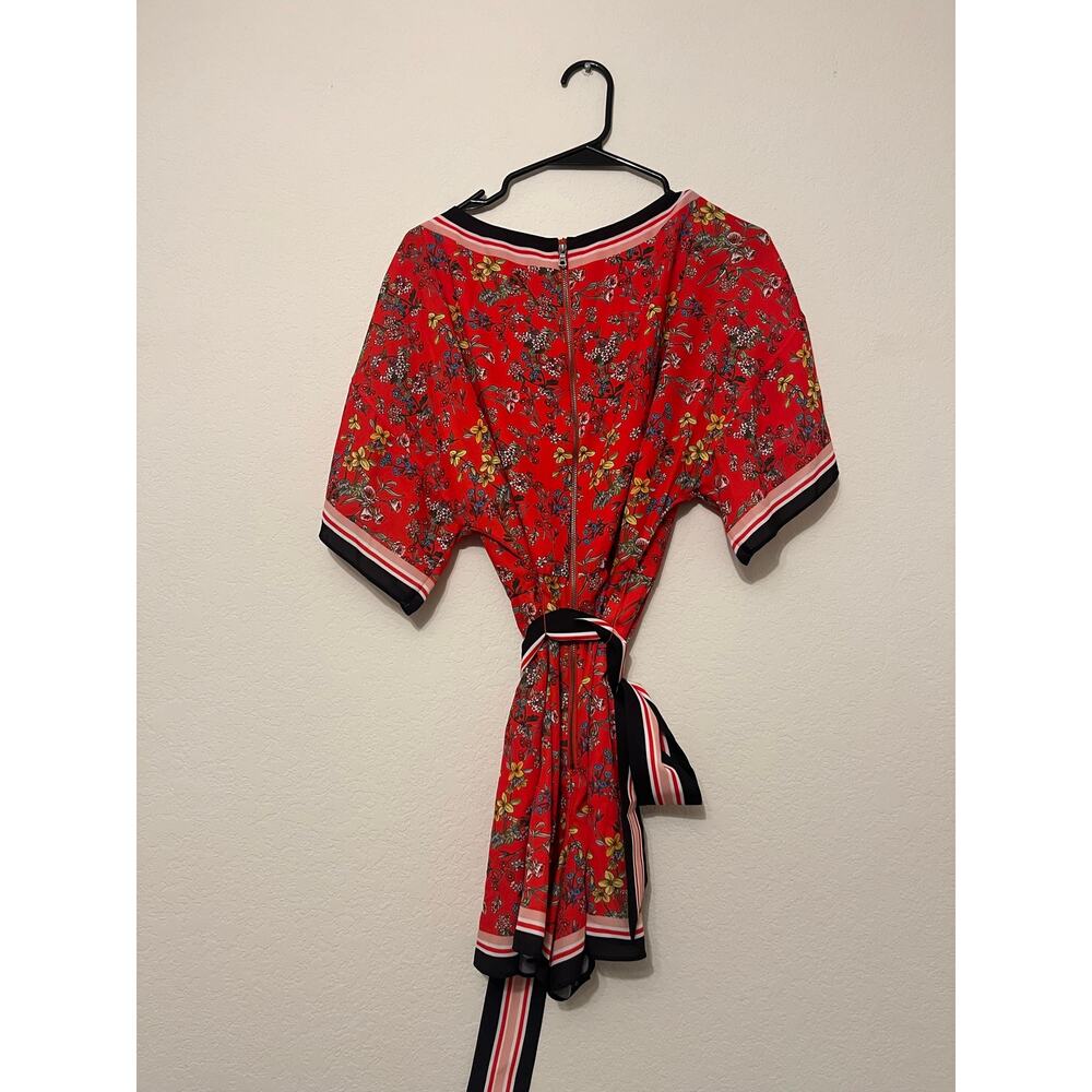 SZ 10 Alice + Olivia Bowie Belted Romper - Picture 5 of 5